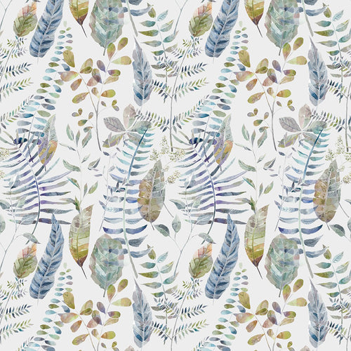 Floral Blue Fabric - Kenton Printed Cotton Fabric (By The Metre) Skylark Voyage Maison