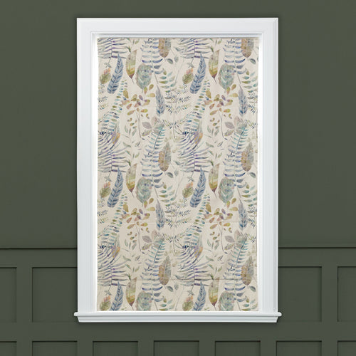 Floral Blue M2M - Kenton Printed Cotton Made to Measure Roman Blinds Default Voyage Maison