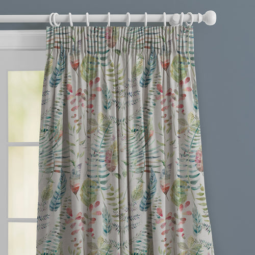 Floral Grey M2M - Kenton Printed Made to Measure Curtains Silver Voyage Maison