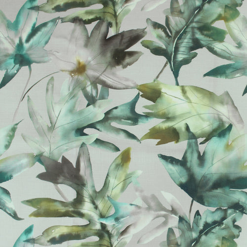 Voyage Maison Kimino Printed Fabric Remnant in Emerald