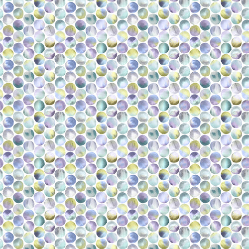 Abstract Purple Fabric - Kiribati Printed Cotton Fabric (By The Metre) Lemon Voyage Maison