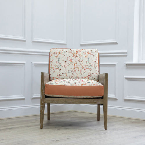 Abstract Orange Furniture - Kirsi Carrara Chair Rosewater Voyage Maison