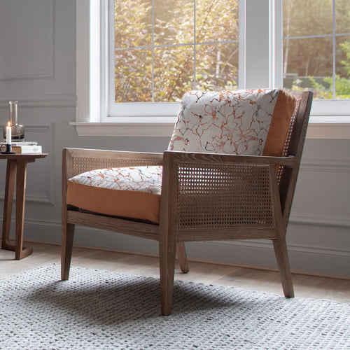 Abstract Orange Furniture - Kirsi Carrara Chair Rosewater Voyage Maison