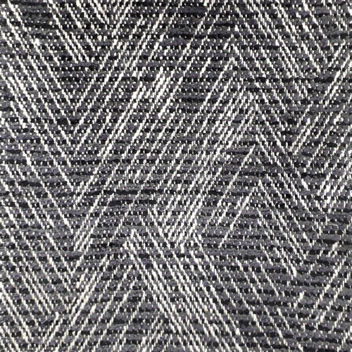 Abstract Grey Fabric - Kiso Woven Jacquard Fabric (By The Metre) Charcoal Voyage Maison