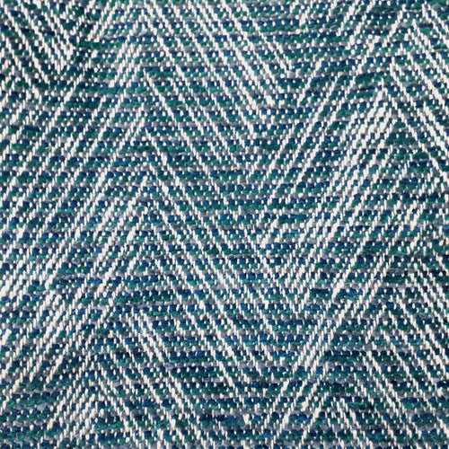 Abstract Blue Fabric - Kiso Woven Jacquard Fabric (By The Metre) Jade Voyage Maison