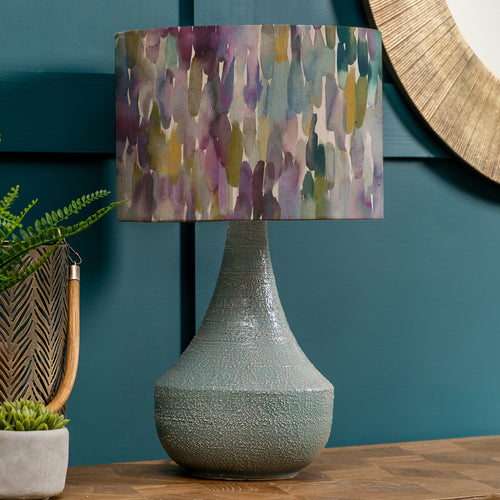 Abstract Blue Lighting - Azima Eva & Agri Complete Table Lamp Teal/Indigo Voyage Maison