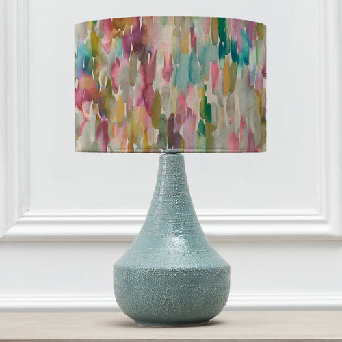 Abstract Blue Lighting - Azima Eva & Agri Complete Table Lamp Teal/Lotus Voyage Maison