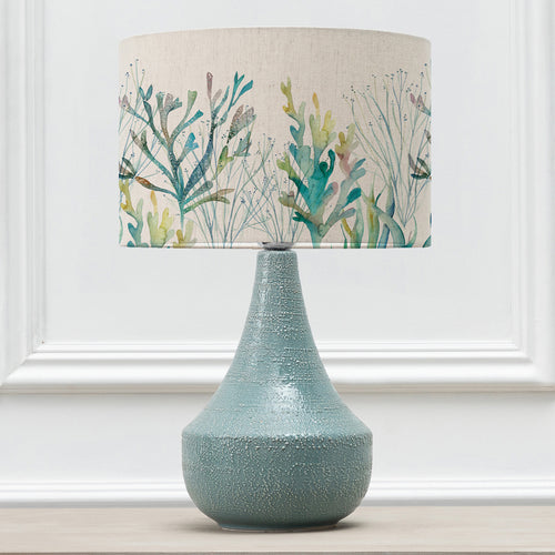 Abstract Blue Lighting - Agri  & Coral Reef Eva  Complete Lamp Teal/Cobalt Voyage Maison