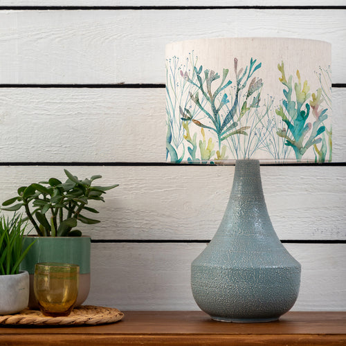 Abstract Blue Lighting - Agri  & Coral Reef Eva  Complete Lamp Teal/Cobalt Voyage Maison