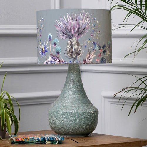 Floral Blue Lighting - Agri  & Elysium Eva  Complete Lamp Teal/Sapphire Voyage Maison