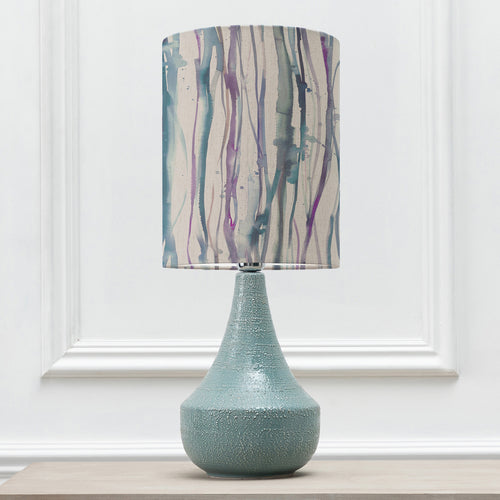 Abstract Blue Lighting - Falls Anna & Agri Complete Table Lamp Teal/Indigo Additions