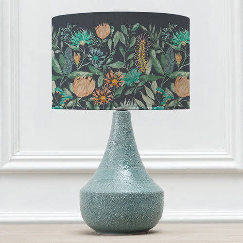 Floral Blue Lighting - Agri  & Fortazela Eva  Complete Lamp Teal/Sapphire Voyage Maison