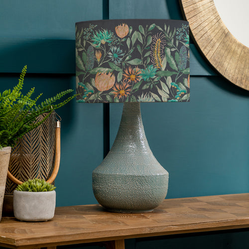 Floral Blue Lighting - Agri  & Fortazela Eva  Complete Lamp Teal/Sapphire Voyage Maison