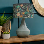 Voyage Maison Agri & Fortazela Eva Complete Lamp in Teal/Sapphire