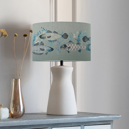 Animal White Lighting - Albury  & Barbeau Eva  Complete Table Lamp Ecru/Seafoam Voyage Maison