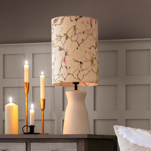 Abstract White Lighting - Albury  & Carrara Anna  Complete Table Lamp Ecru/Meadow Additions