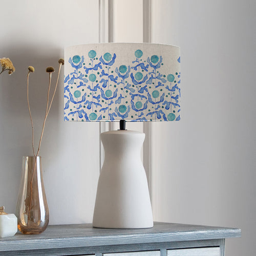 Abstract Blue Lighting - Mariani Eva & Albury Complete Table Lamp Cobalt Voyage Maison