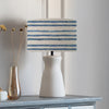 Voyage Maison Albury & Merella Eva Complete Table Lamp in Ecru/Cobalt