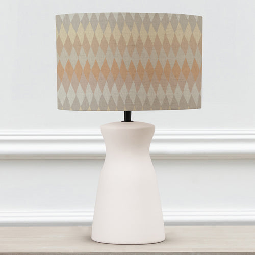 Abstract White Lighting - Albury  & Mesa Eva  Complete Table Lamp Ecru/Sand Voyage Maison