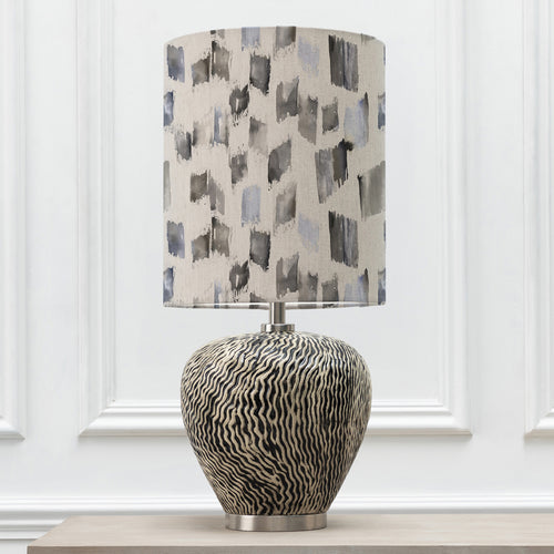Abstract Black Lighting - Alcina  & Arwen Anna  Complete Table Lamp Grey/Frost Additions