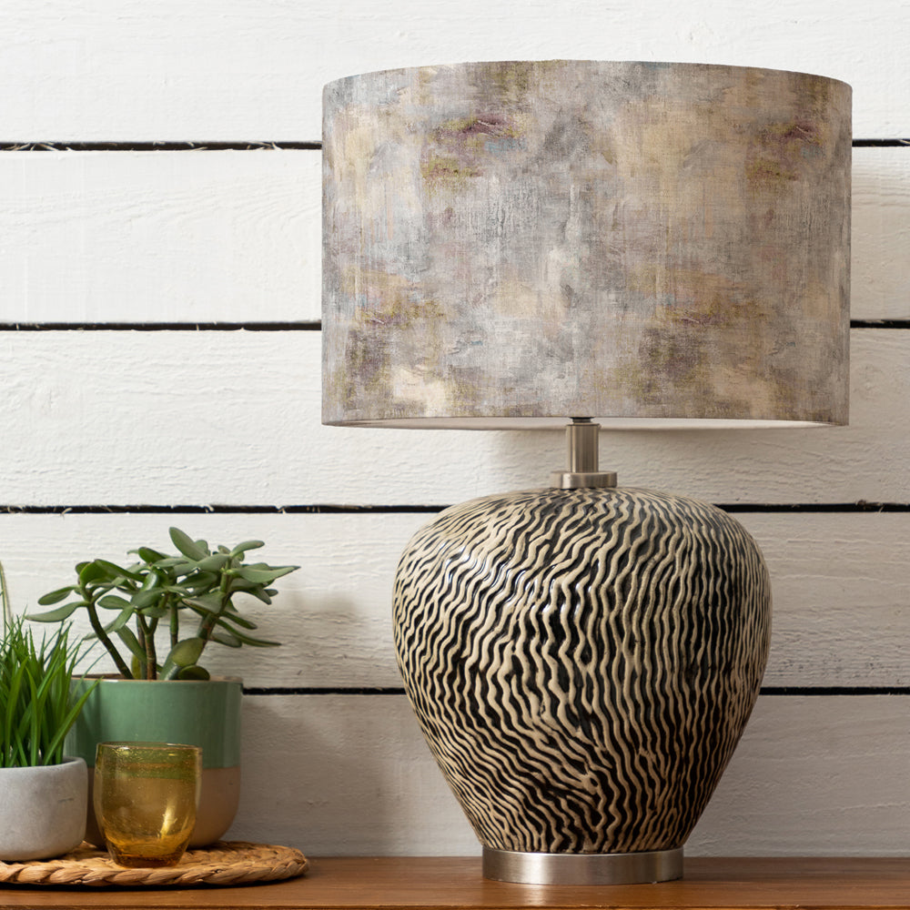 Animal print store floor lamp