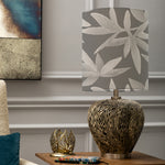 Additions Alcina & Silverwood Anna Complete Table Lamp in Grey/Frost