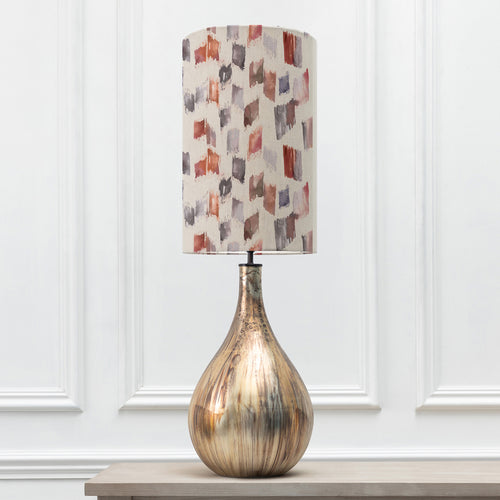Abstract Gold Lighting - Allegra  & Arwen Anna  Complete Table Lamp Glass/Rosewater Additions