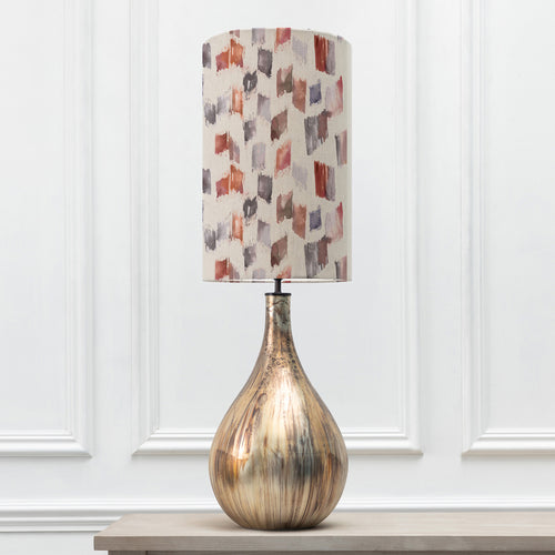 Abstract Gold Lighting - Arwen Anna & Allegra Complete Table Lamp Glass/Rosewater Additions