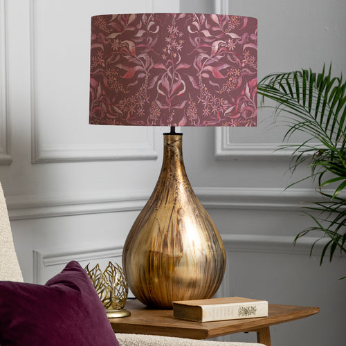 Floral Pink Lighting - Allegra & Hettie Complete Table Lamp Ruby Voyage Maison
