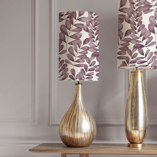 Floral Gold Lighting - Allegra  & Rowan Anna  Complete Table Lamp Glass/Dusk Additions