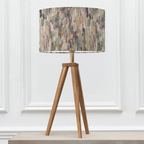 Abstract Brown Lighting - Azima Eva & Aratus Complete Table Lamp Nut/Ironstone Voyage Maison