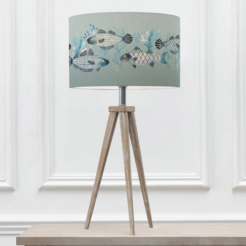 Animal Grey Lighting - Aratus  & Barbeau Eva  Complete Table Lamp Grey/Seafoam Voyage Maison