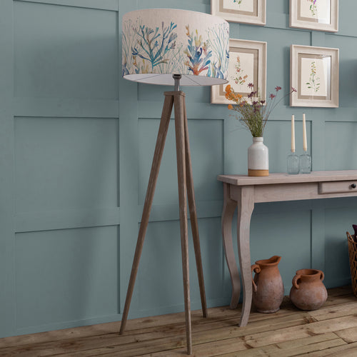 Abstract Grey Lighting - Coral Reef Eva & Aratus Complete Floor Lamp Grey/Cobalt Voyage Maison