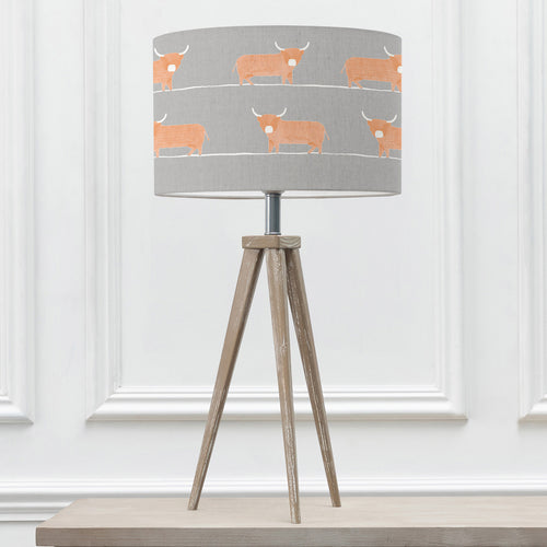 Animal Grey Lighting - Dougal Eva & Aratus Complete Table Lamp Grey/Granite Voyage Maison