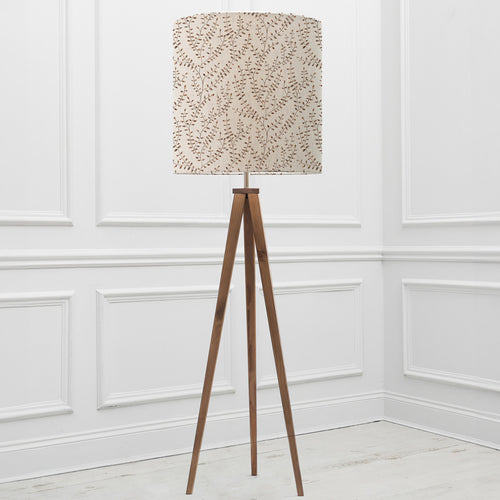 Floral Brown Lighting - Aratus  & Eden Anna  Complete Floor Lamp Nut/Sienna Additions