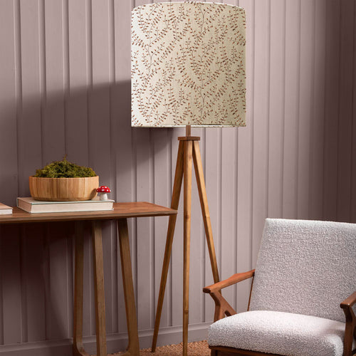 Floral Brown Lighting - Eden Anna & Aratus Complete Floor Lamp Nut/Sienna Additions