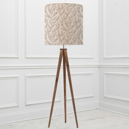 Floral Brown Lighting - Eden Anna & Aratus Complete Floor Lamp Nut/Sienna Additions