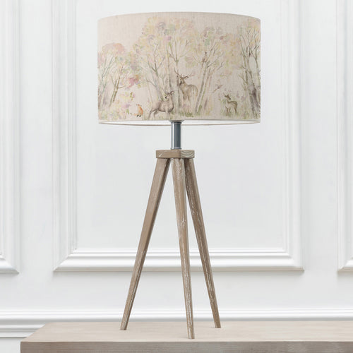 Animal Grey Lighting - Aratus  & Enchanted Forest Eva  Complete Table Lamp Grey/Forest Voyage Maison