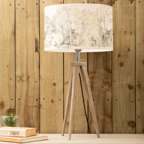 Animal Grey Lighting - Enchanted Forest Eva & Aratus Complete Table Lamp Grey/Forest Voyage Maison