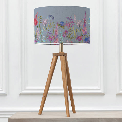 Floral Brown Lighting - Aratus  & Florabunda Eva  Complete Table Lamp Nut/Bluebell Voyage Maison