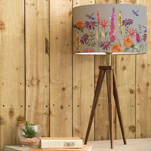 Floral Brown Lighting - Aratus  & Florabunda Eva  Complete Table Lamp Nut/Russet Voyage Maison