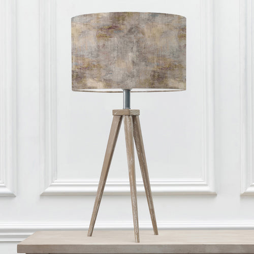 Abstract Grey Lighting - Aratus  & Monet Eva  Complete Table Lamp Grey/Ironstone Voyage Maison