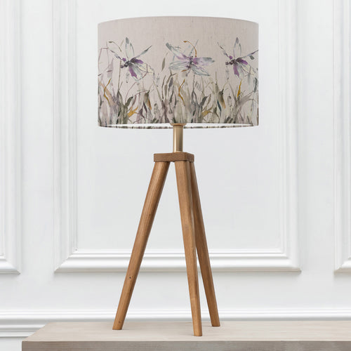 Floral Brown Lighting - Aratus  & Nightingale Eva  Complete Table Lamp Nut/Ironstone Voyage Maison