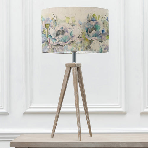 Floral Grey Lighting - Aratus  & Papavera Eva  Complete Table Lamp Grey/Veronica Voyage Maison