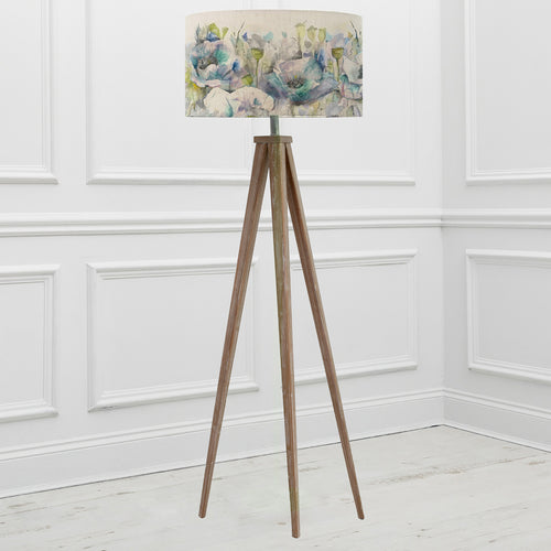 Floral Grey Lighting - Papavera Eva & Aratus Complete Floor Lamp Grey/Veronica Voyage Maison