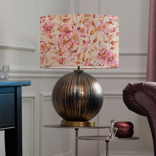 Floral Pink Lighting - Belina & Daphne Complete Table Lamp Primrose Voyage Maison