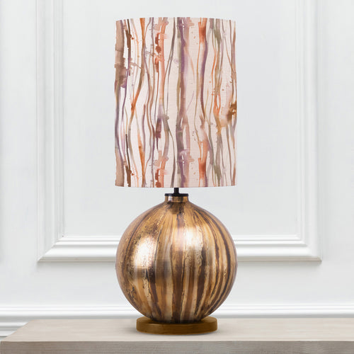Abstract Gold Lighting - Belina  & Falls Anna  Complete Table Lamp Glass/Ironstone Additions