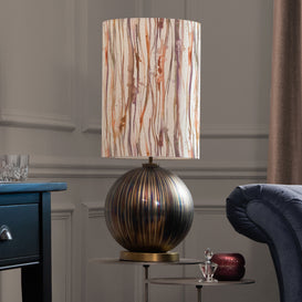 Additions Belina & Falls Anna Complete Table Lamp in Glass/Ironstone