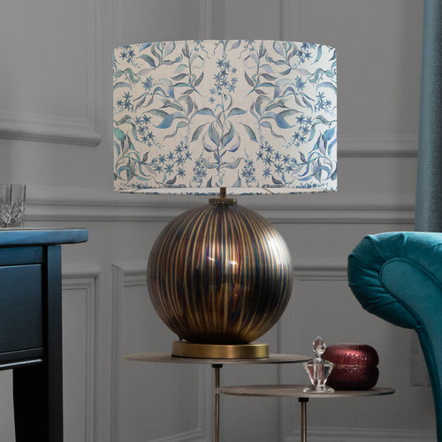 Floral Blue Lighting - Belina & Hettie Complete Table Lamp Delft Blue Voyage Maison