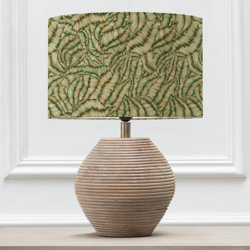 Jungle Green Lighting - Musa Eva & Cerys Complete Table Lamp White/Kiwi Voyage Maison